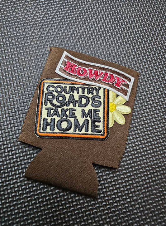Country Roads Can Koozie