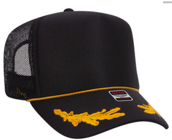 Black/Gold Otto Trucker Hat