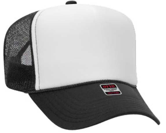 Black/White/Black Otto Trucker Hat