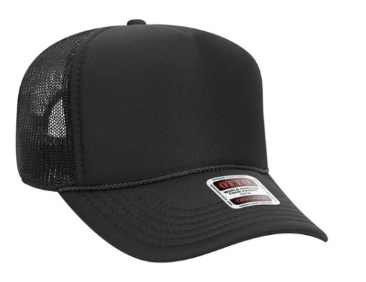 Black Trucker Hat