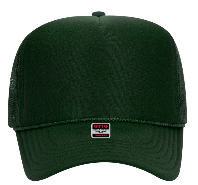 Dark Green Otto Trucker Hat