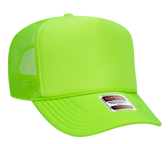 Neon Green Otto Trucker Hat