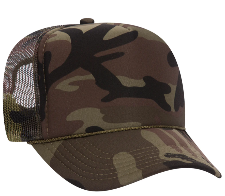 Camo Otto Foam Trucker Hat