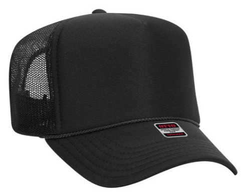 Youth Black Otto Foam Trucker Hat