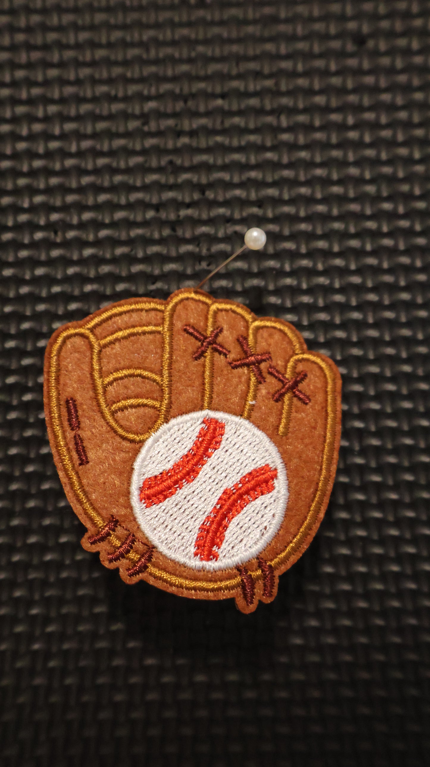 Glove and baseball