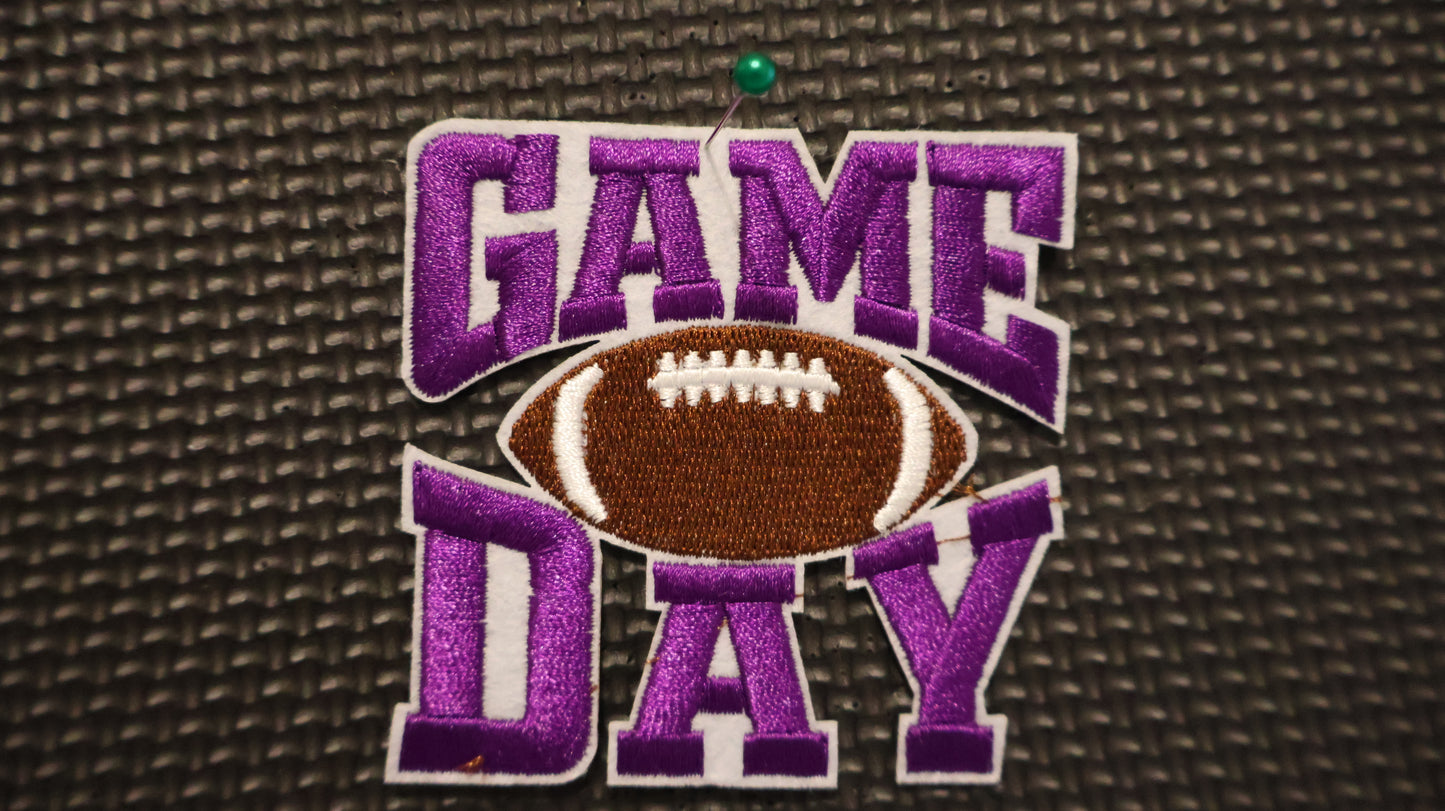Purple Gameday Football
