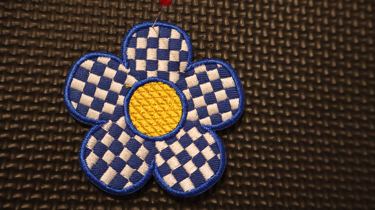 Blue Checker Flower